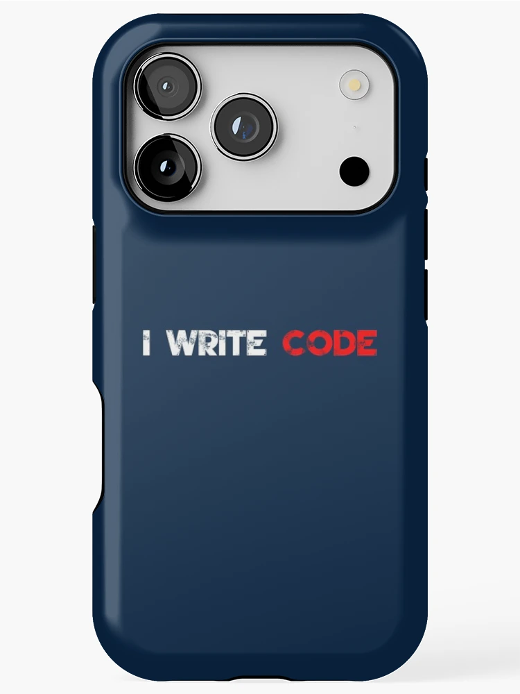 Thumbnail 1 of 4, iPhone Case, I write code designed and sold by YourStyleB.