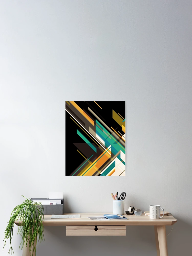 Thumbnail 2 of 3, Poster, Abstract Shatter Pattern   designed and sold by Libaz.
