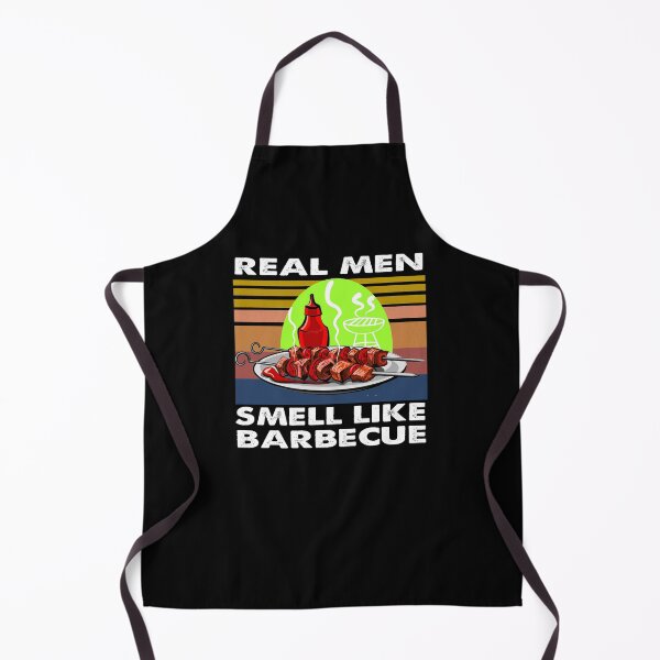 Item preview, Real Men Smell Like Barbecue retro designed and sold by TiffannyUKZ.