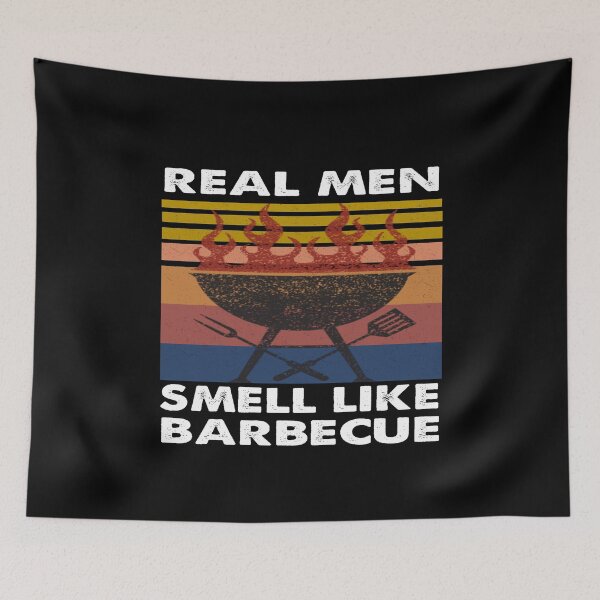Item preview, Real Men Smell Like Barbecue vintage designed and sold by TiffannyUKZ.