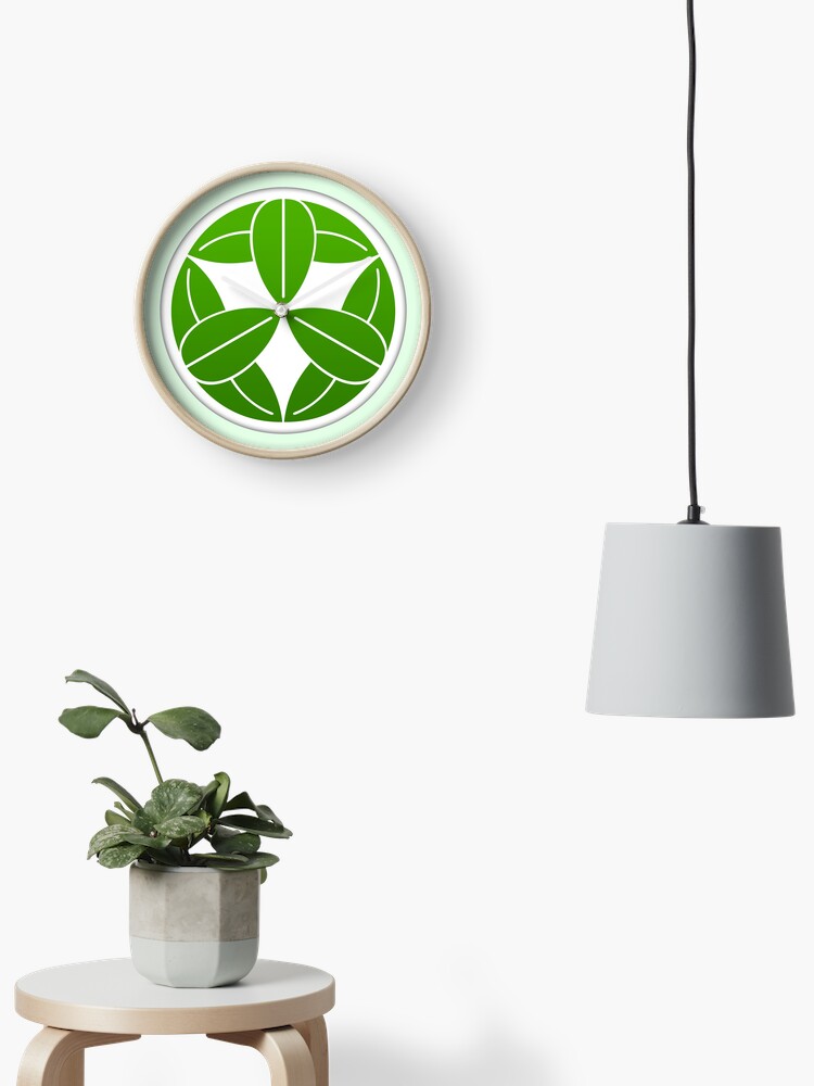 Takenaka Clan Kamon Clock By Takeda Art Redbubble