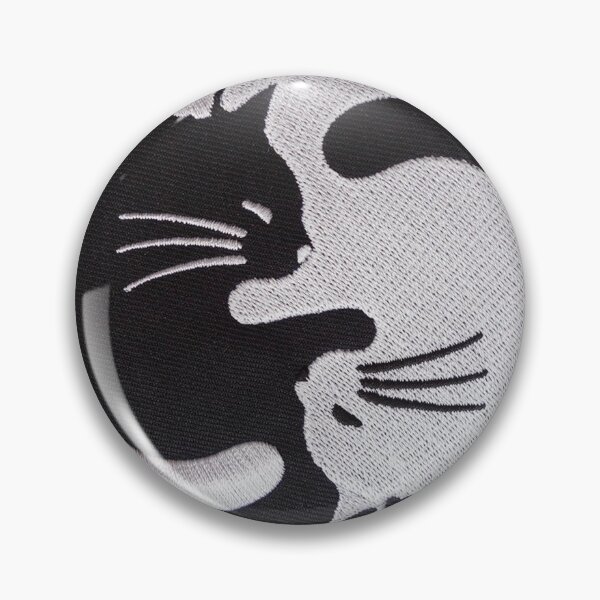 Item preview, Ying Yang Cat Sticker designed and sold by designolo.