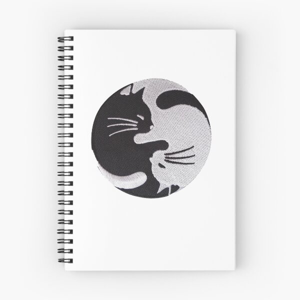 Item preview, Ying Yang Cat Sticker designed and sold by designolo.