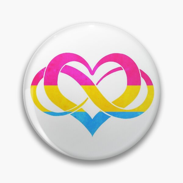 Item preview, Pan flag - Poly heart - LGBTQ symbol designed and sold by zachholmbergart.