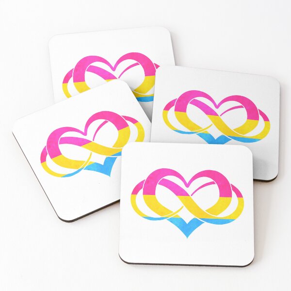 Item preview, Pan flag - Poly heart - LGBTQ symbol designed and sold by zachholmbergart.