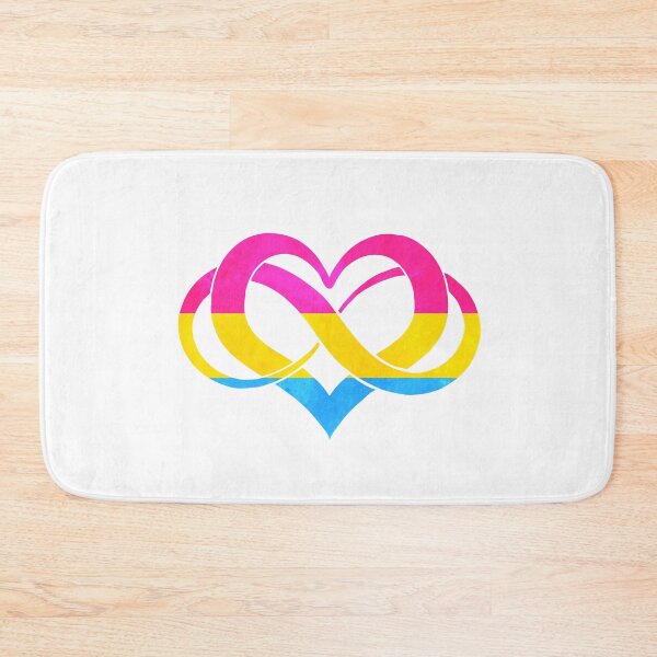 Item preview, Pan flag - Poly heart - LGBTQ symbol designed and sold by zachholmbergart.