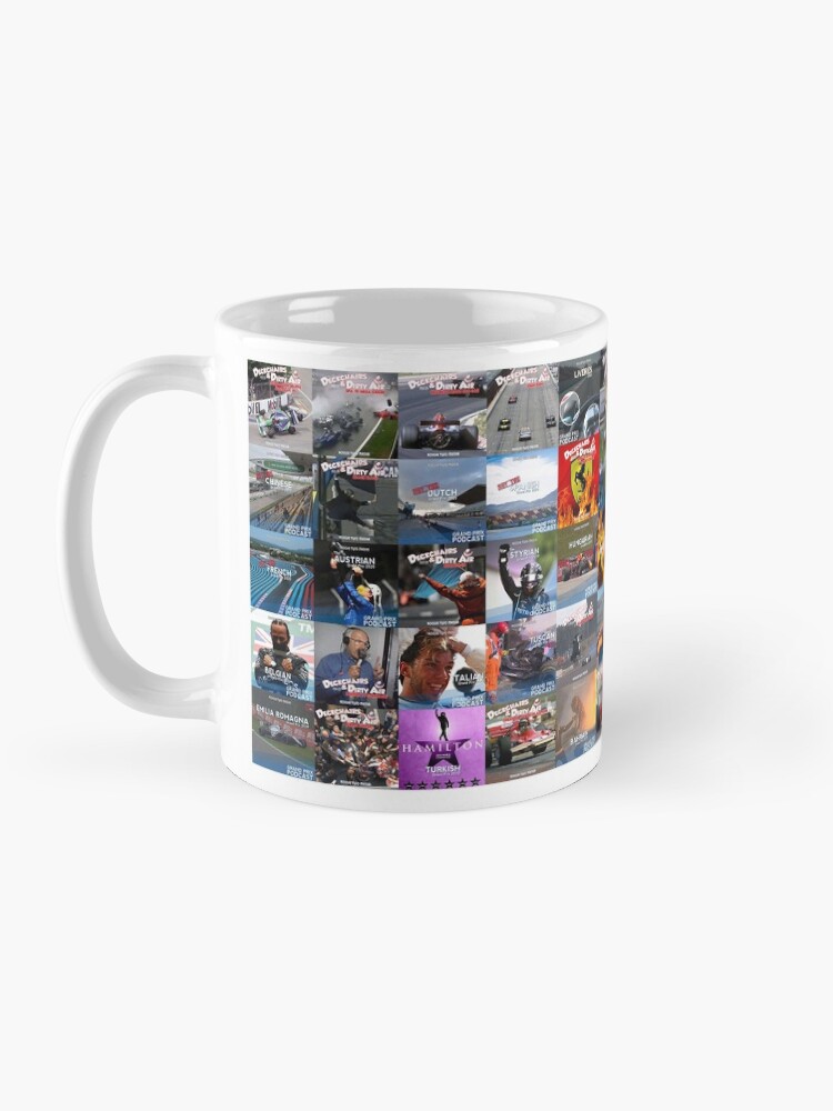 Alternate view of Grand Prix Podcast 2020 Art Work Coffee Mug