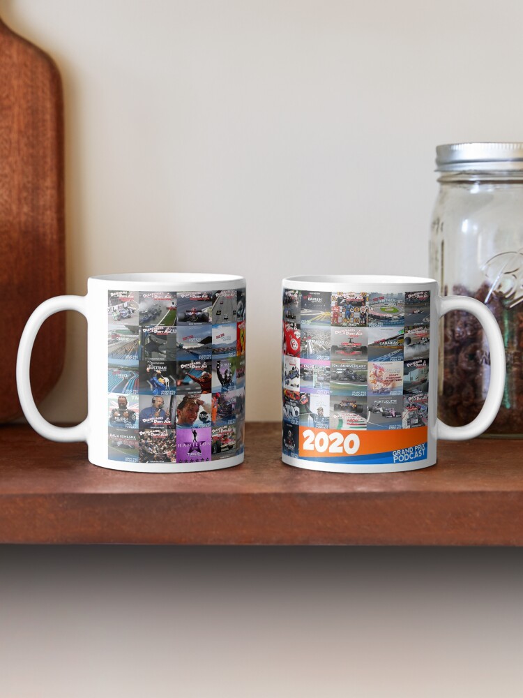 Alternate view of Grand Prix Podcast 2020 Art Work Coffee Mug