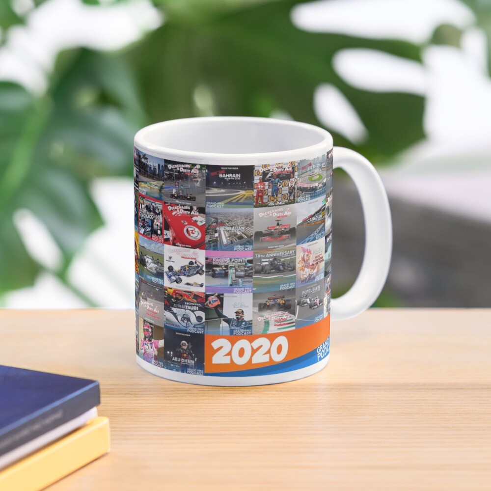 Grand Prix Podcast 2020 Art Work Coffee Mug