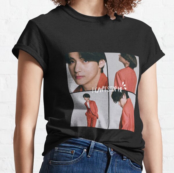 Taehyung white aesthetic Classic T-Shirt