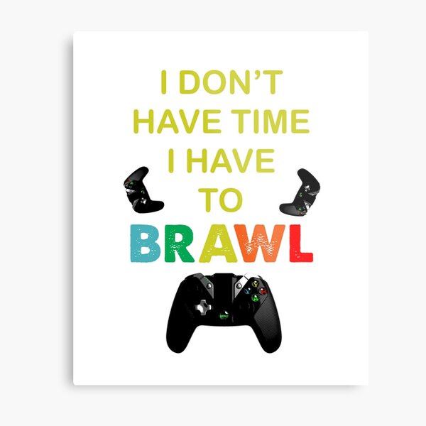 Brawl Metal Prints Redbubble - brawl stars joystick mixed