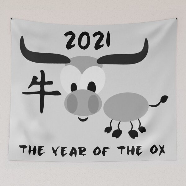 Item preview, 2021 THE YEAR OF THE OX designed and sold by 30-Merch.