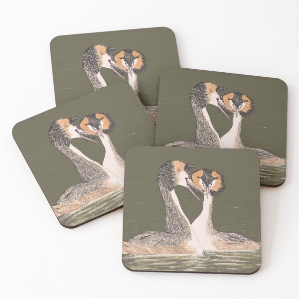 Item preview, Great crested Grebes designed and sold by Bird-Related.