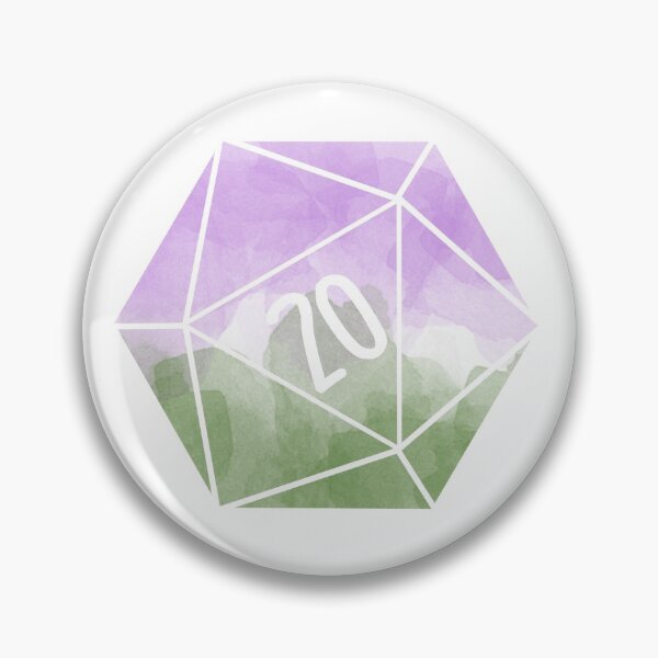 Item preview, Gender Queer D20 designed and sold by NonBinaryFinery.