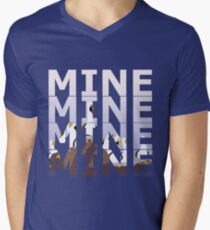 Meine - Möwe T-Shirt mit V-Ausschnitt für Männer