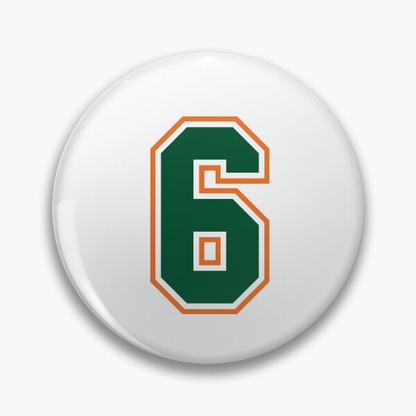 Item preview, 6 Jersey Number Number Six Straight From Miami designed and sold by Urosek.