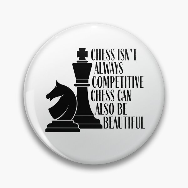 Item preview, Chess isn't always competitive, Chess can also be beautiful - quote the queens gambit designed and sold by ds-4.