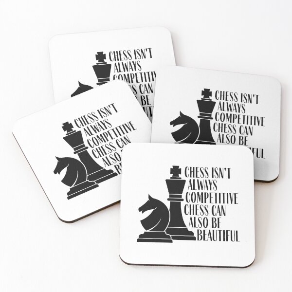 Item preview, Chess isn't always competitive, Chess can also be beautiful - quote the queens gambit designed and sold by ds-4.