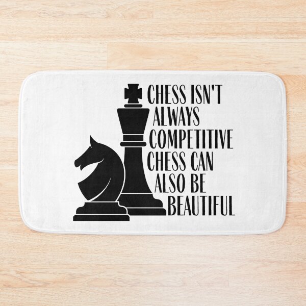 Item preview, Chess isn't always competitive, Chess can also be beautiful - quote the queens gambit designed and sold by ds-4.