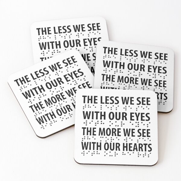 Item preview, The Less We See With Our Eyes, The More We See With Our Hearts designed and sold by TravelScientist.