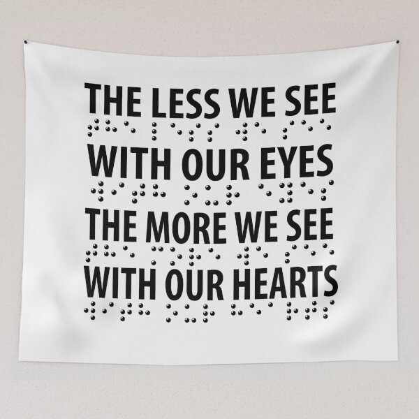 Item preview, The Less We See With Our Eyes, The More We See With Our Hearts designed and sold by TravelScientist.