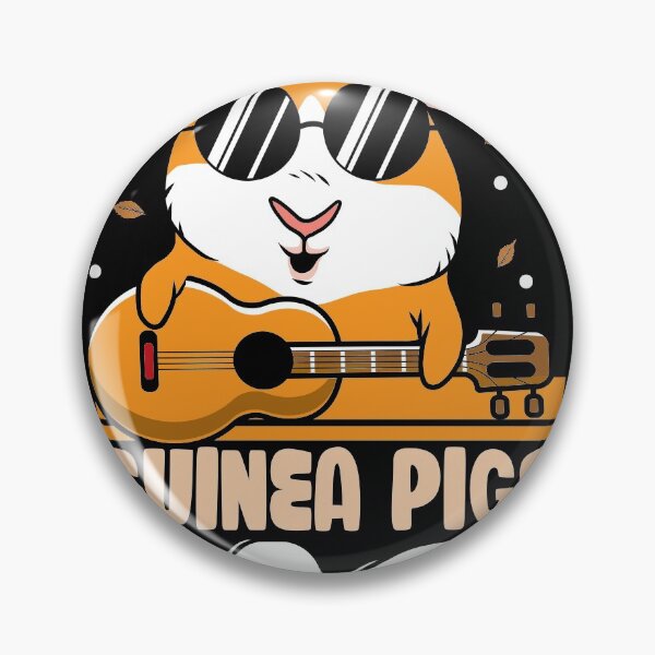 Item preview, Guinea pigs Rock musik animal fluffy design designed and sold by Grinover.