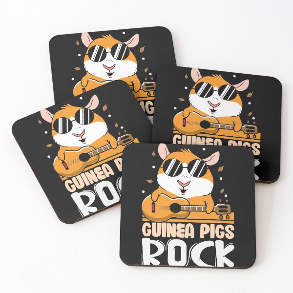 Item preview, Guinea pigs Rock musik animal fluffy design designed and sold by Grinover.