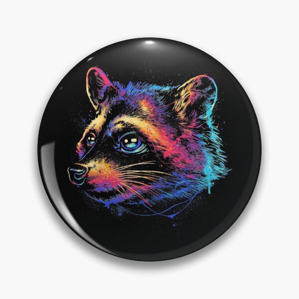 Item preview, Colorful Raccoon designed and sold by glitchy-gorilla.