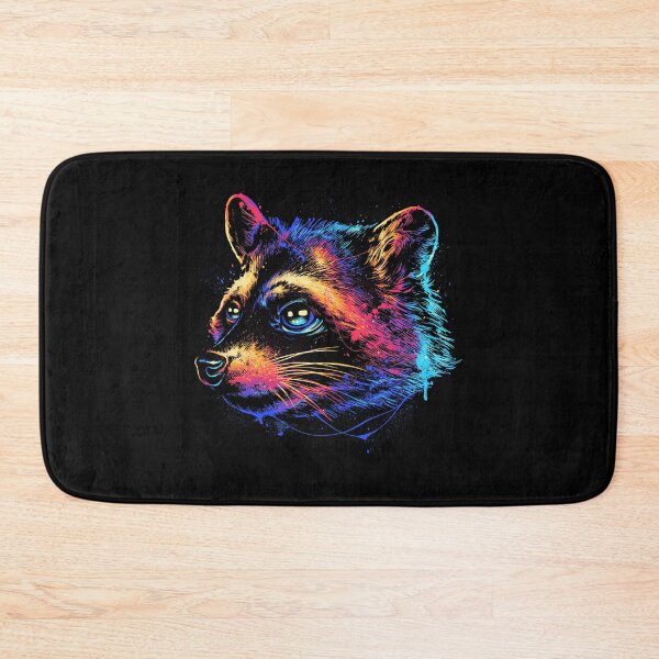 Item preview, Colorful Raccoon designed and sold by glitchy-gorilla.