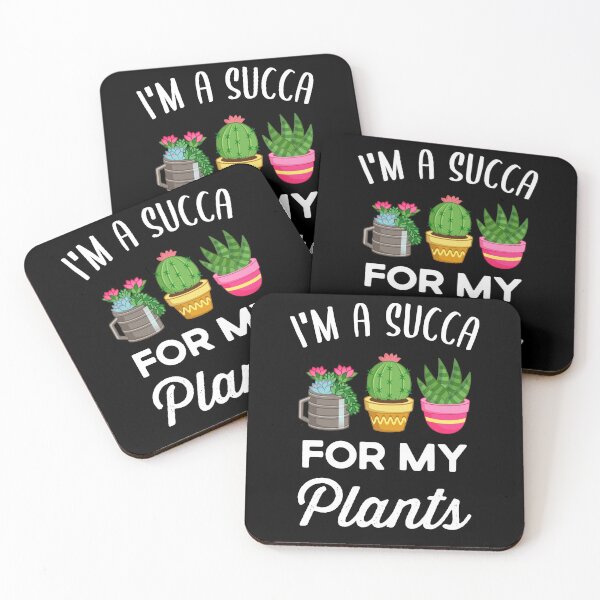Item preview, I'm A Succa For My Plants Funny Succulent designed and sold by azmndesigns.