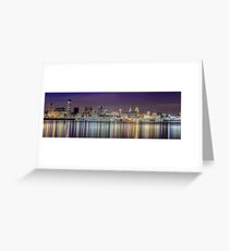 The Liverpool Waterfront Skyline Greeting Card
