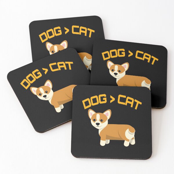 Item preview, dog over cat. cute corgi puppy, corgi lover designed and sold by efenem.