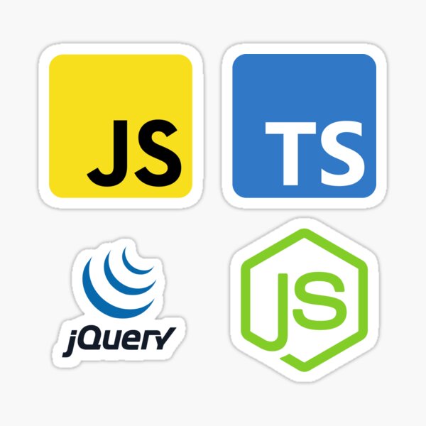 Javascript Ninja Pack : Javascript, Typescript, JQuery, NodeJs Sticker