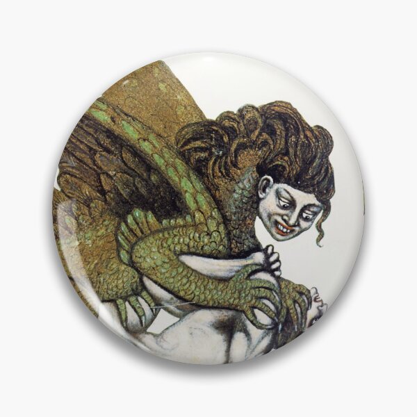 Item preview,  Vampire in the form of a sphinx designed and sold by Vintage Designs +.