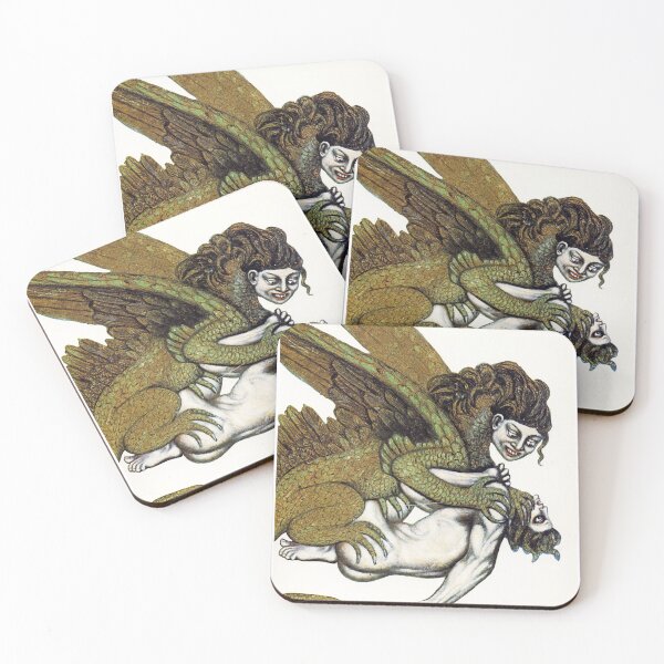 Item preview,  Vampire in the form of a sphinx designed and sold by Vintage Designs +.