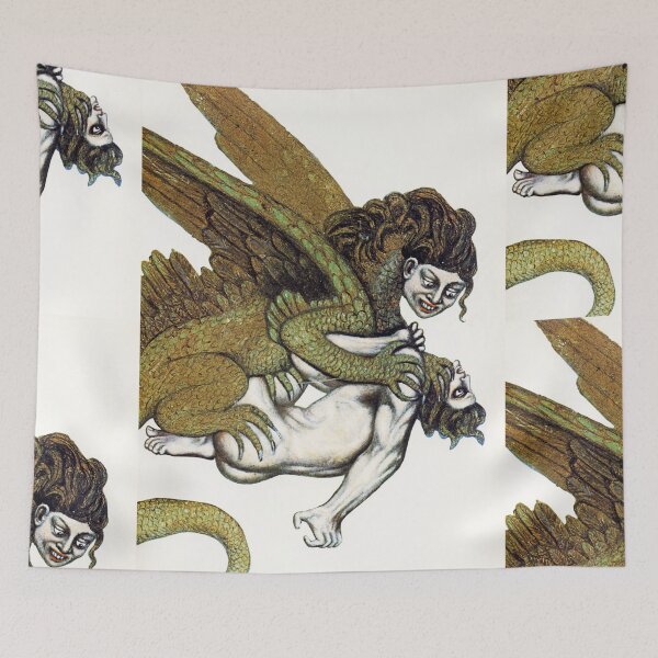 Item preview,  Vampire in the form of a sphinx designed and sold by Vintage Designs +.