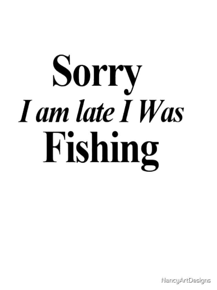 Sorry I Was Thinking About Fishing Kids T-Shirt