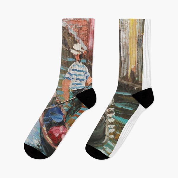 Item preview, Venice Gondola acrilic-painted scenery designed and sold by ApreggioDicho.