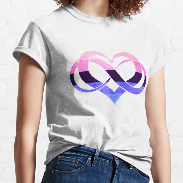 Omni flag - Poly heart - LGBTQ symbol Classic T-Shirt