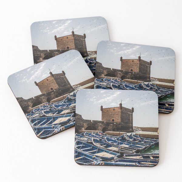 Item preview, Boats and tower in Morocco designed and sold by Barrart Studio.