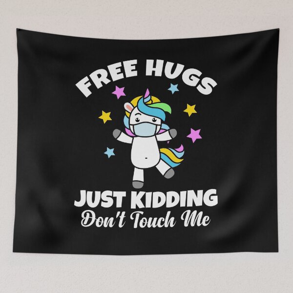 Item preview, Abrazo gratis Es broma No me toques Unicornio Divertido designed and sold by HeroTee.