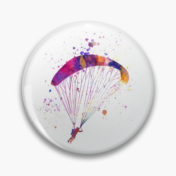Item preview, skydiving in watercolor designed and sold by paulrommer.