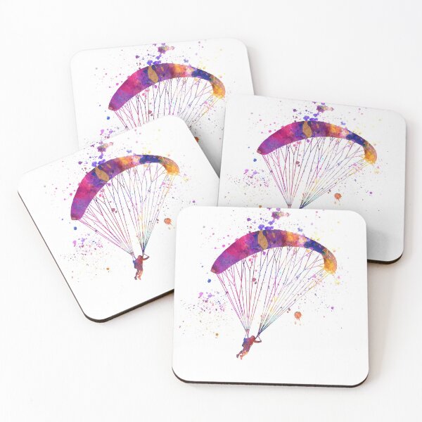 Item preview, skydiving in watercolor designed and sold by paulrommer.