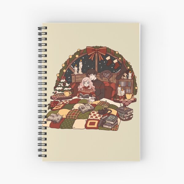 Cozy Christmas Spiral Notebook