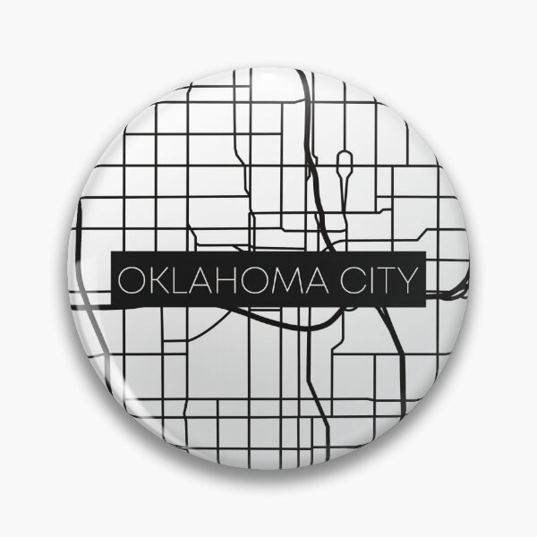 Item preview, Oklahoma City Street Map Black and White Transparent designed and sold by HelloGentry.