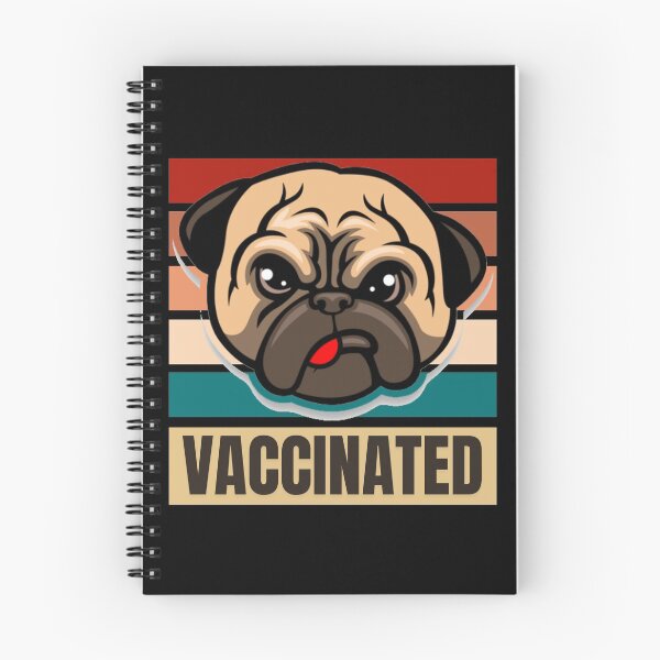 Item preview, Retro VACCINATED PUG- Dog Daddy Lover designed and sold by ThemeBros.