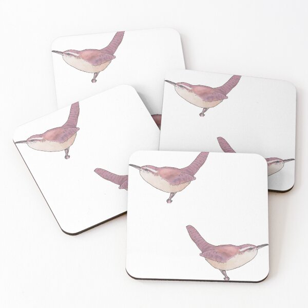 Item preview, Carolina Wren watercolor illustrated birds designed and sold by TheWaterBirds.