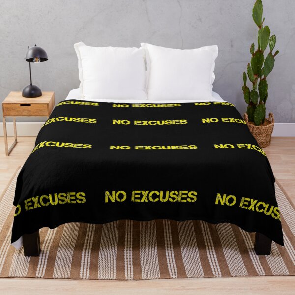 Item preview, No excuses, No excuse, motivational designed and sold by avit1.