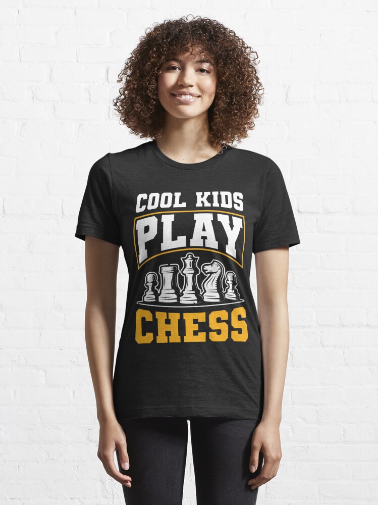 Alternate view of Cool Kids Play Chess Funny Gift Idea Essential T-Shirt