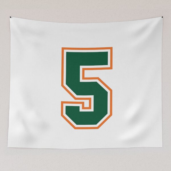 Item preview, 5 Jersey Number Number Five Straight From Miami designed and sold by Urosek.